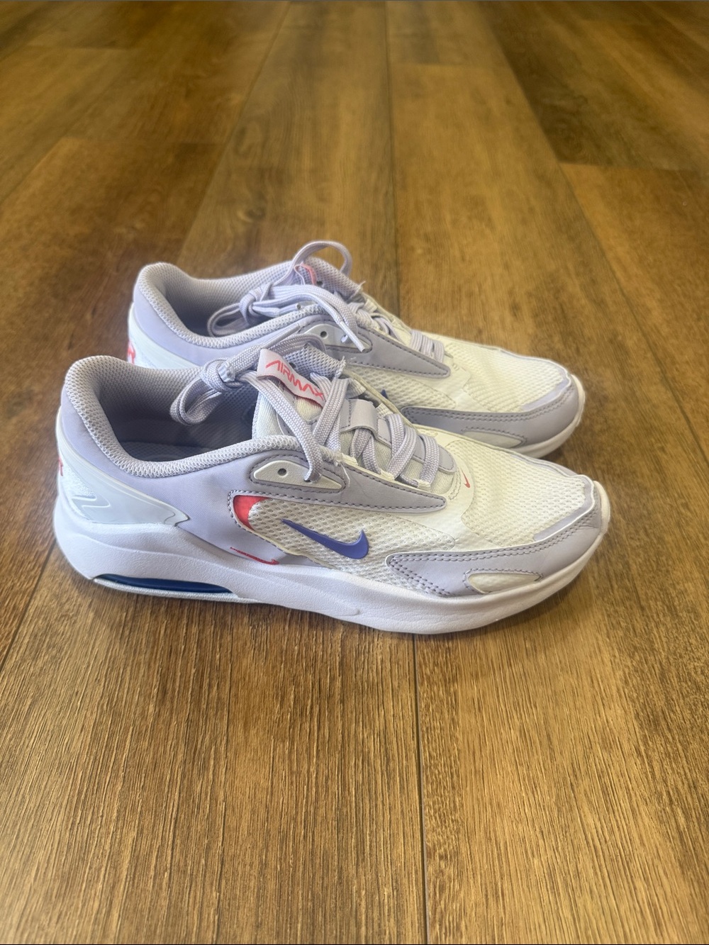 Nike Air Max Bolt Women’s Low Top Mesh Sneakers Pure Violet Sapphire Size 9
